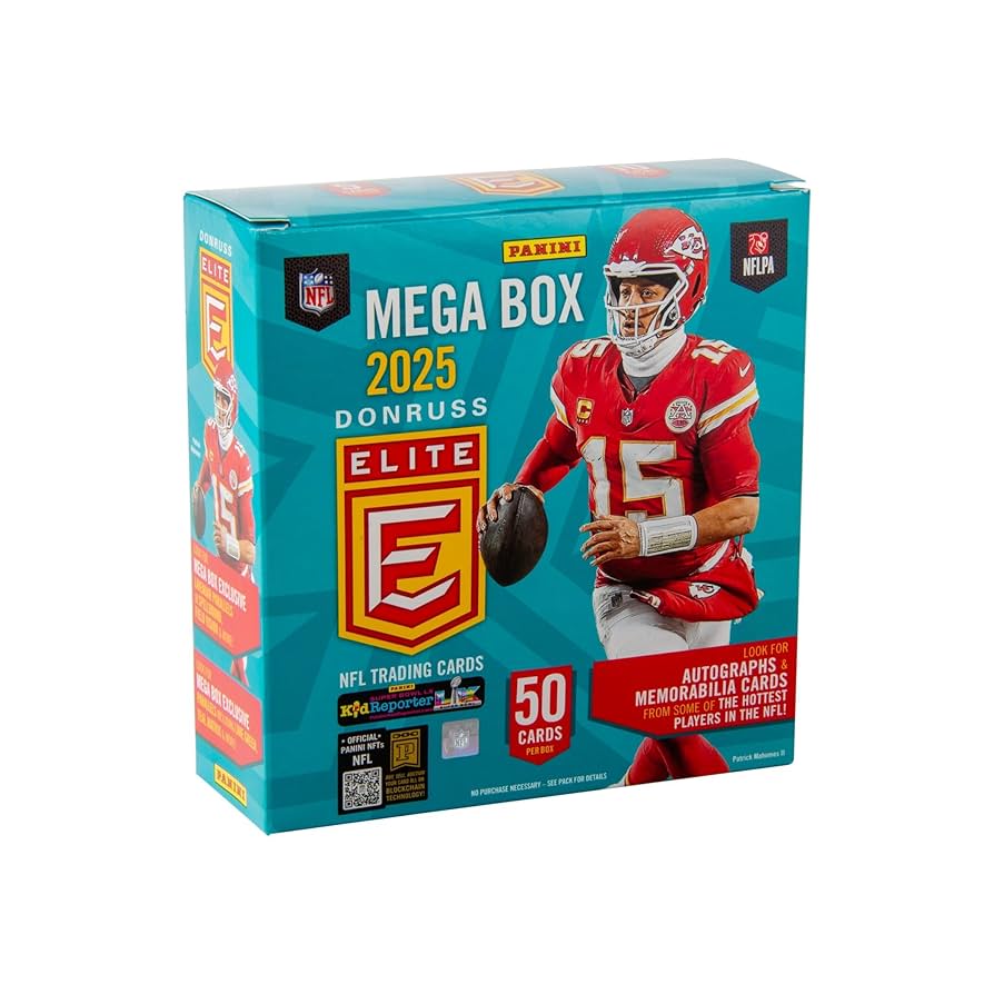 2025 Panini Donruss Elite Football Trading Cards Mega Box Review
