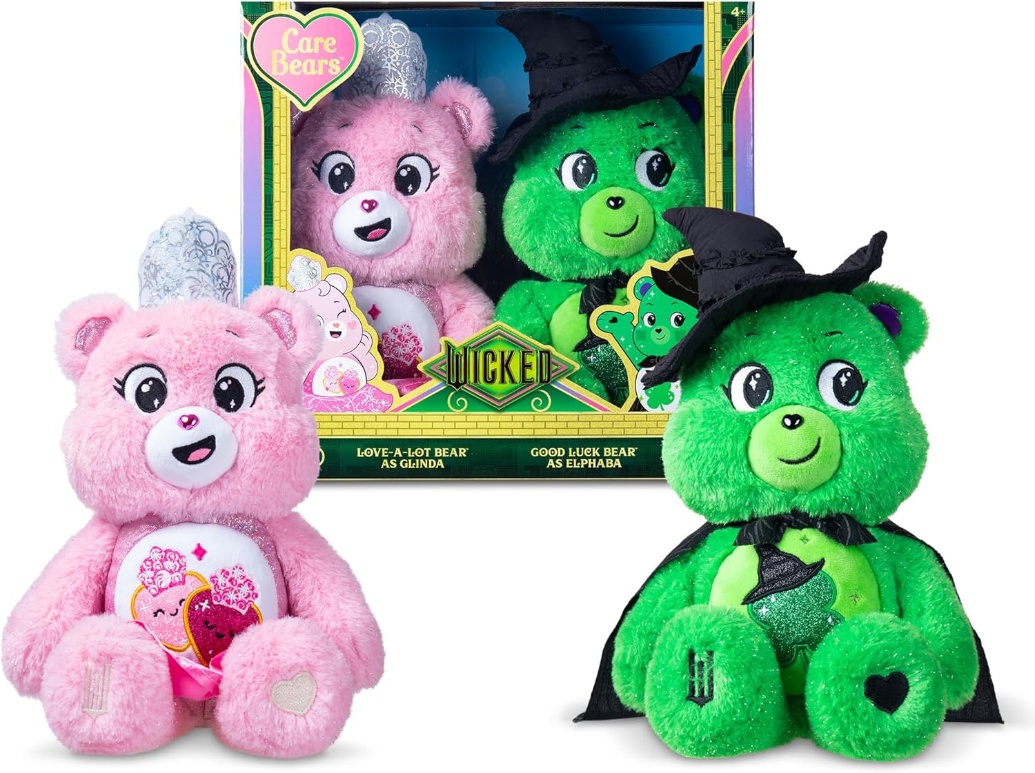 Care Bears - x Wicked 2-Pack - Love-a-Lot Bear as Glinda & Good Luck Bear as Elphaba Review