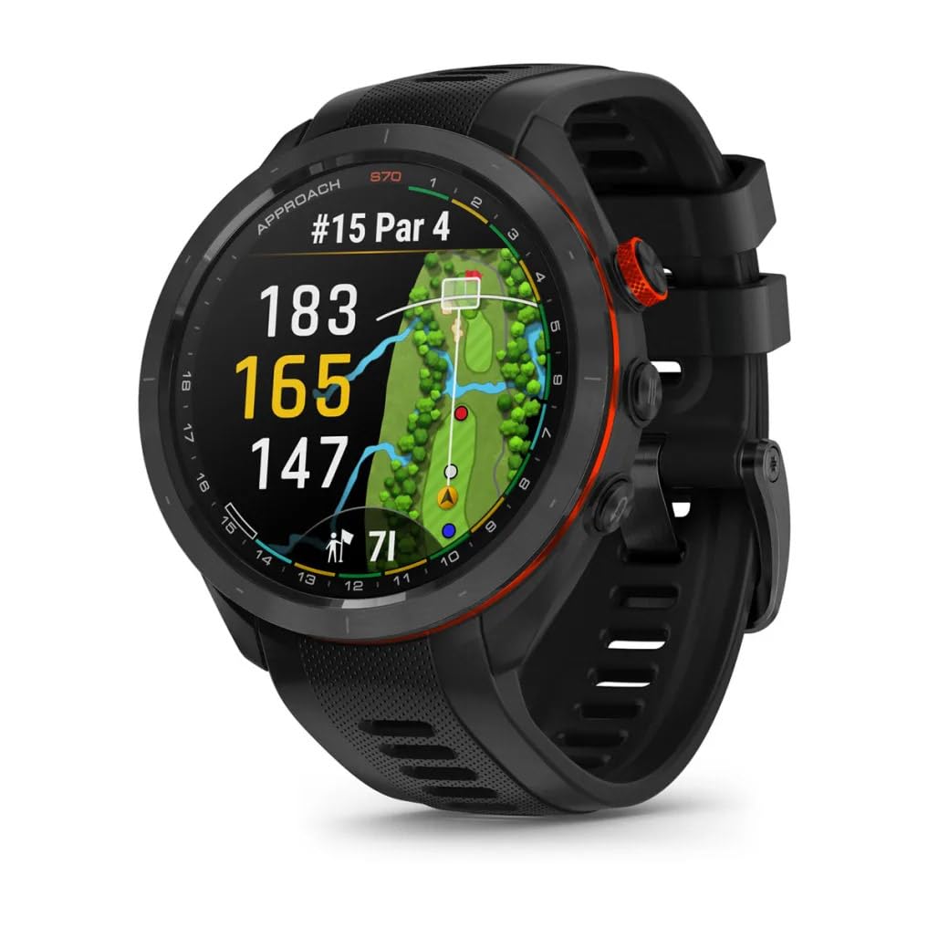 Garmin Approach® S70-47 mm Black Ceramic Bezel with Black Silicone Band (Refurbished) Review