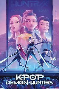 Netflix KPop Demon Hunters (2025) - Group Wall Poster, 34L" x 22.4W", Unframed Version Review