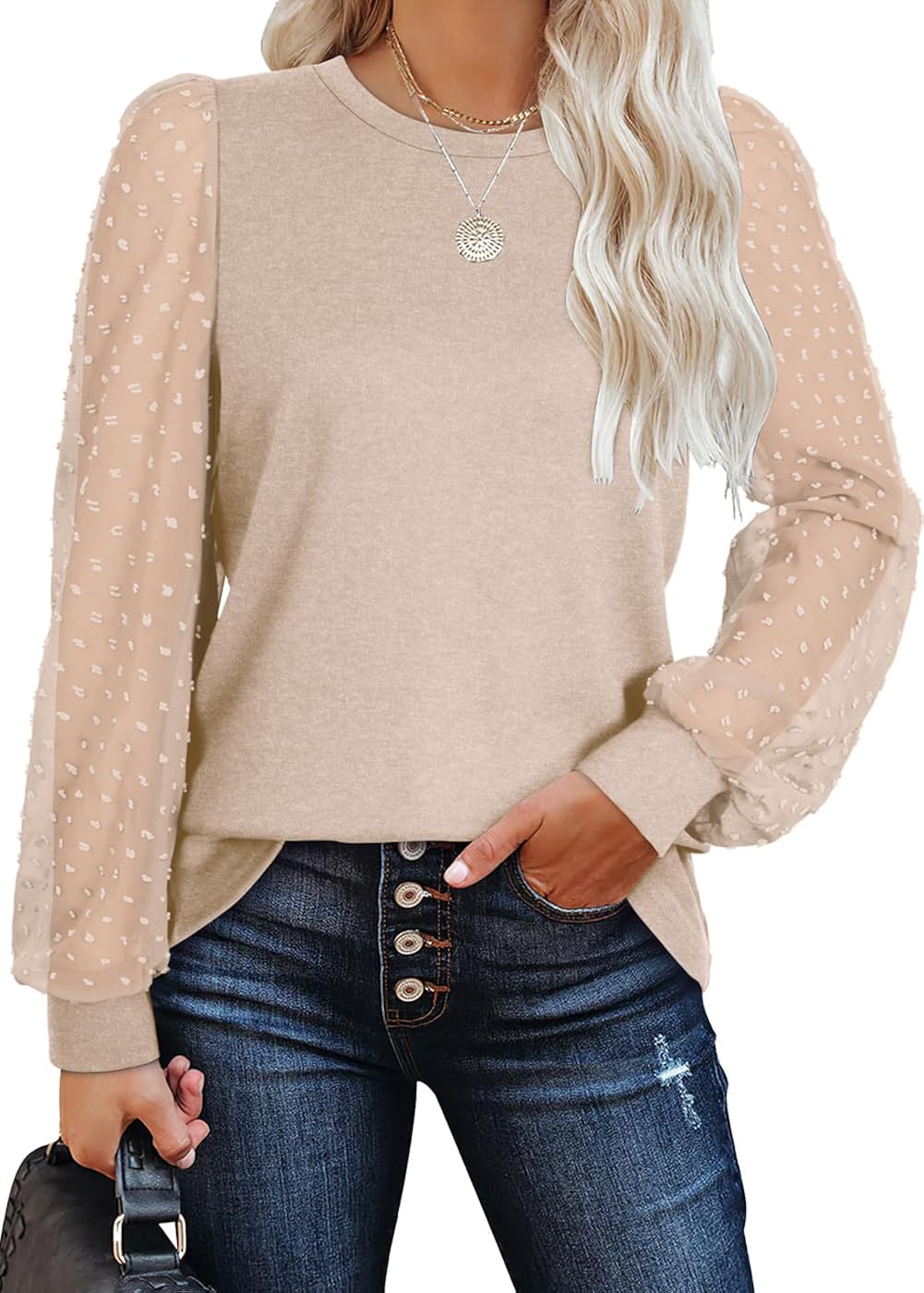 WIHOLL Womens Sweaters Trendy Color Block Tops Long Sleeve Shirts Fall Outfits Early Fall Fashion 2025 Winter Clothing Review